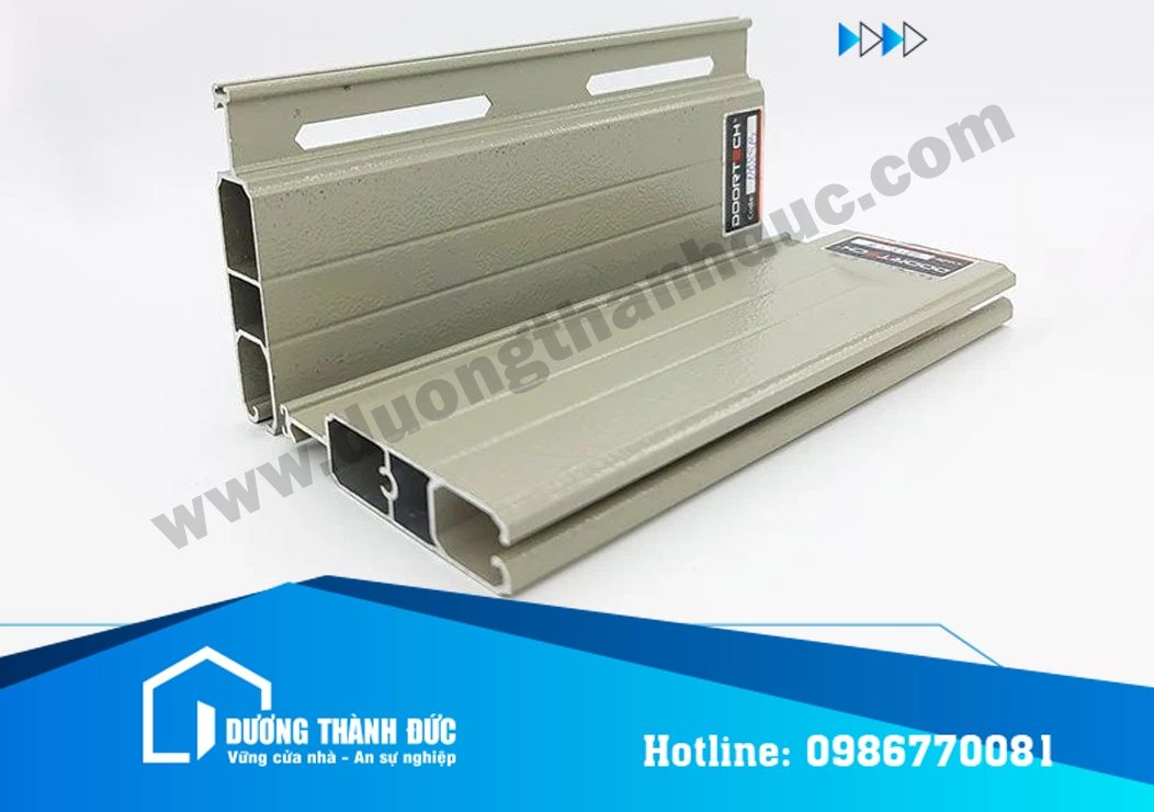 Cửa Cuốn Doortech D08s Nan Nhôm Khe Thoáng | Dày 0.8 - 0.9mm