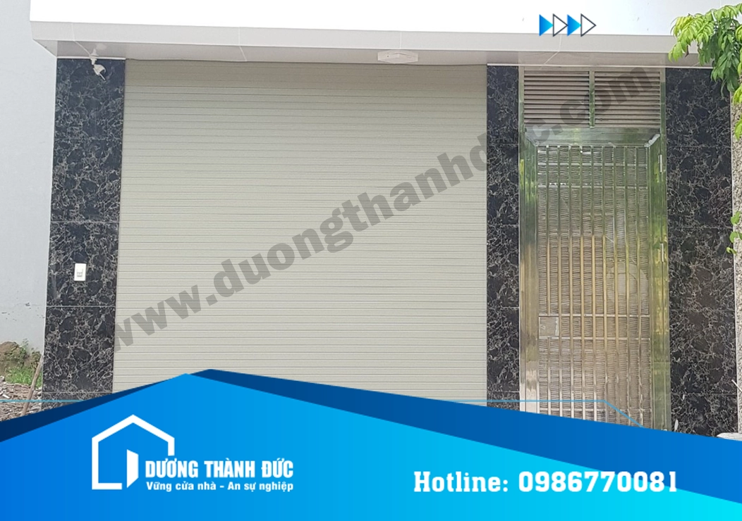 Cửa Cuốn Doortech D08s Nan Nhôm Khe Thoáng | Dày 0.8 - 0.9mm