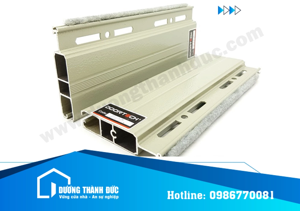 Cửa Cuốn Doortech D10i Nan Nhôm Khe Thoáng