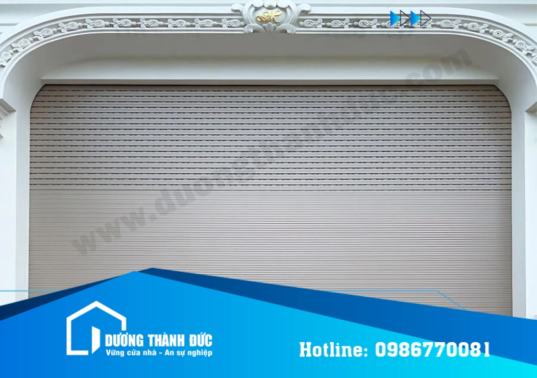 Cửa Cuốn Doortech D12i Nan Nhôm Khe Thoáng