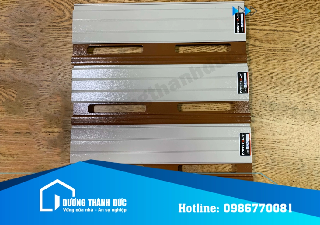 Cửa Cuốn Doortech D70 Nan Nhôm Khe Thoáng | Dày 1.1 - 2.3mm