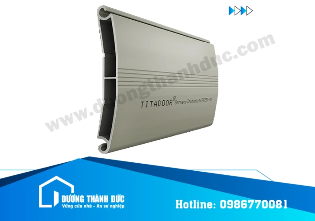 Cửa Cuốn Nan Nhôm Titadoor PM79S Super Deluxe