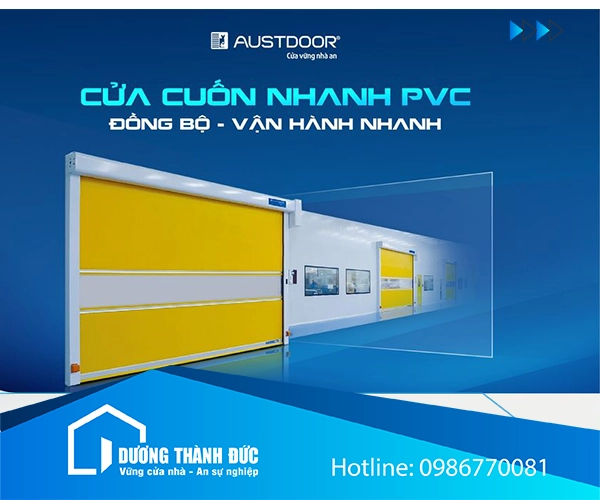 Cửa Cuốn Nhanh PVC Tốc Độ Cao Austdoor HS