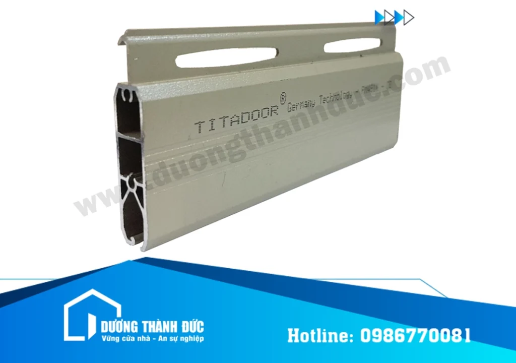 Cửa Cuốn Nan Nhôm Titadoor PM481K Khe Thoáng Super Deluxe