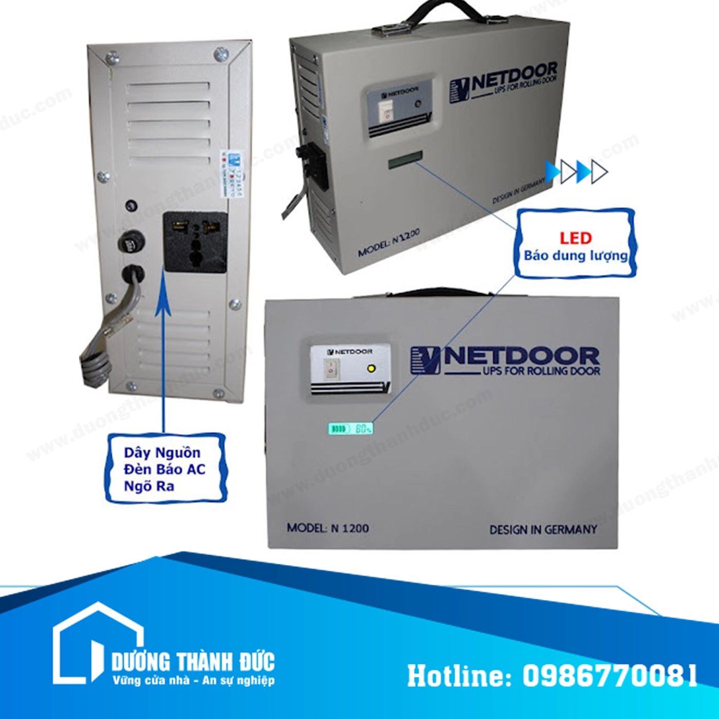 Lưu Điện Cửa Cuốn NETDOOR N1200