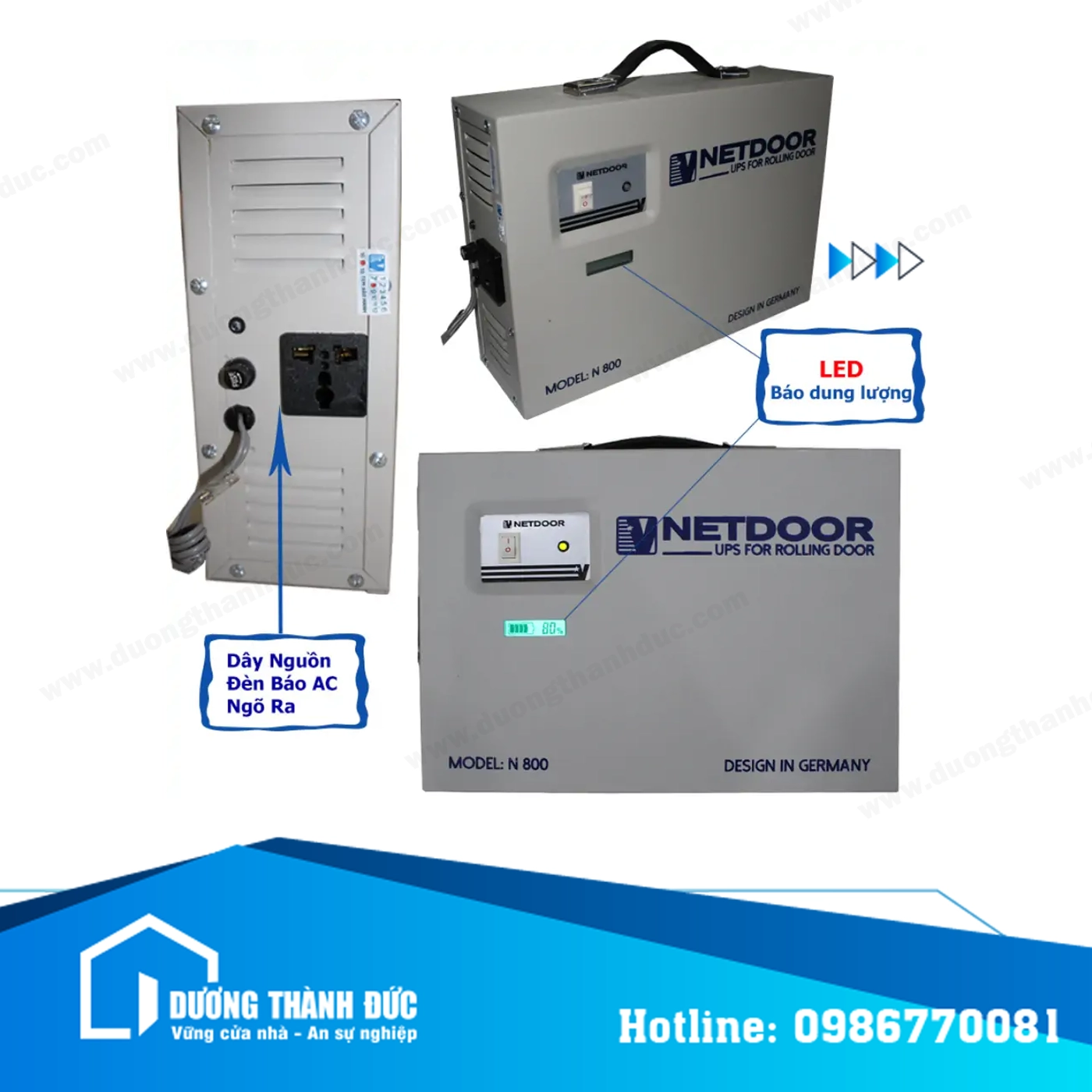 Lưu Điện Cửa Cuốn NETDOOR N800