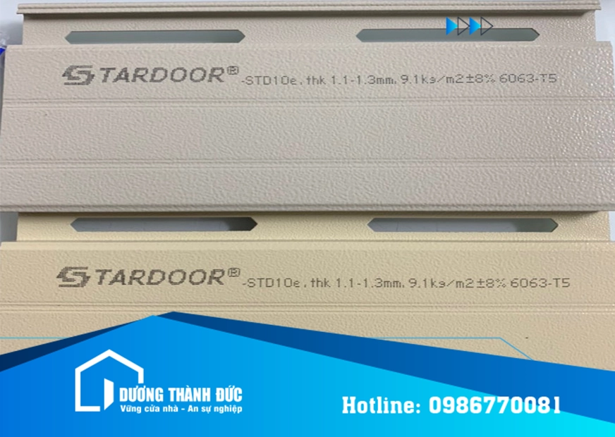 Cửa Cuốn Stardoor STD08e Nan Nhôm | Dày 0.9-1.1mm