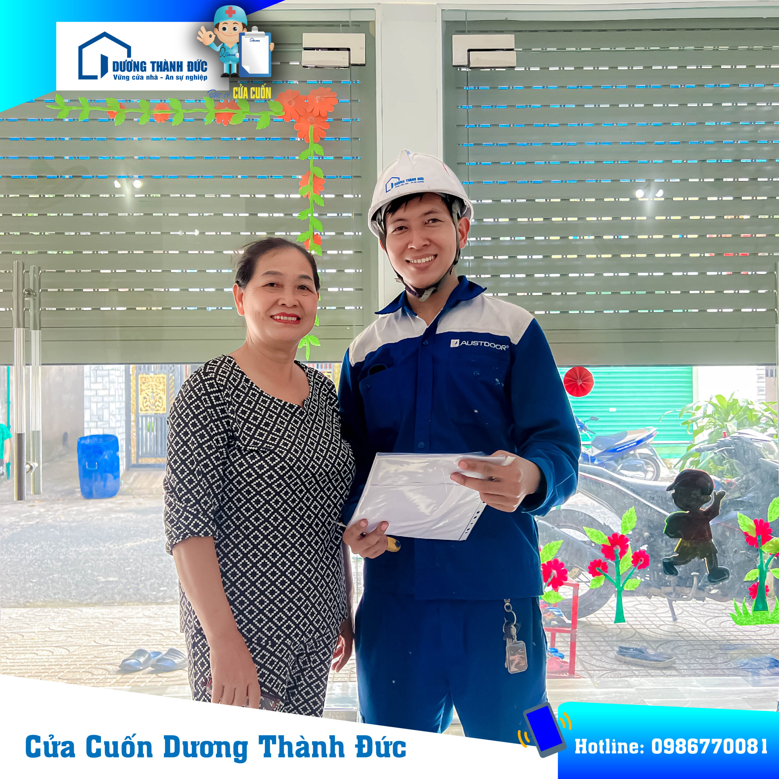 Bảo trì lắp đặt cửa cuốn Biên Hòa Đồng Nai Dương Thanh Đức