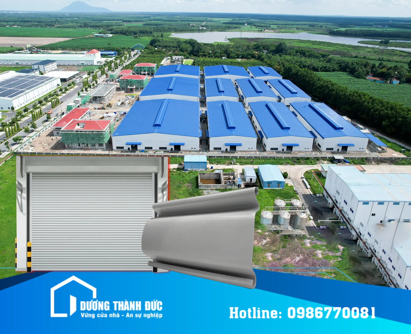 Thi Công Lắp Đặt 100 Bộ Cửa Cuốn Công Nghiệp Tại KCN Tân Hội 1 ở Tây Ninh