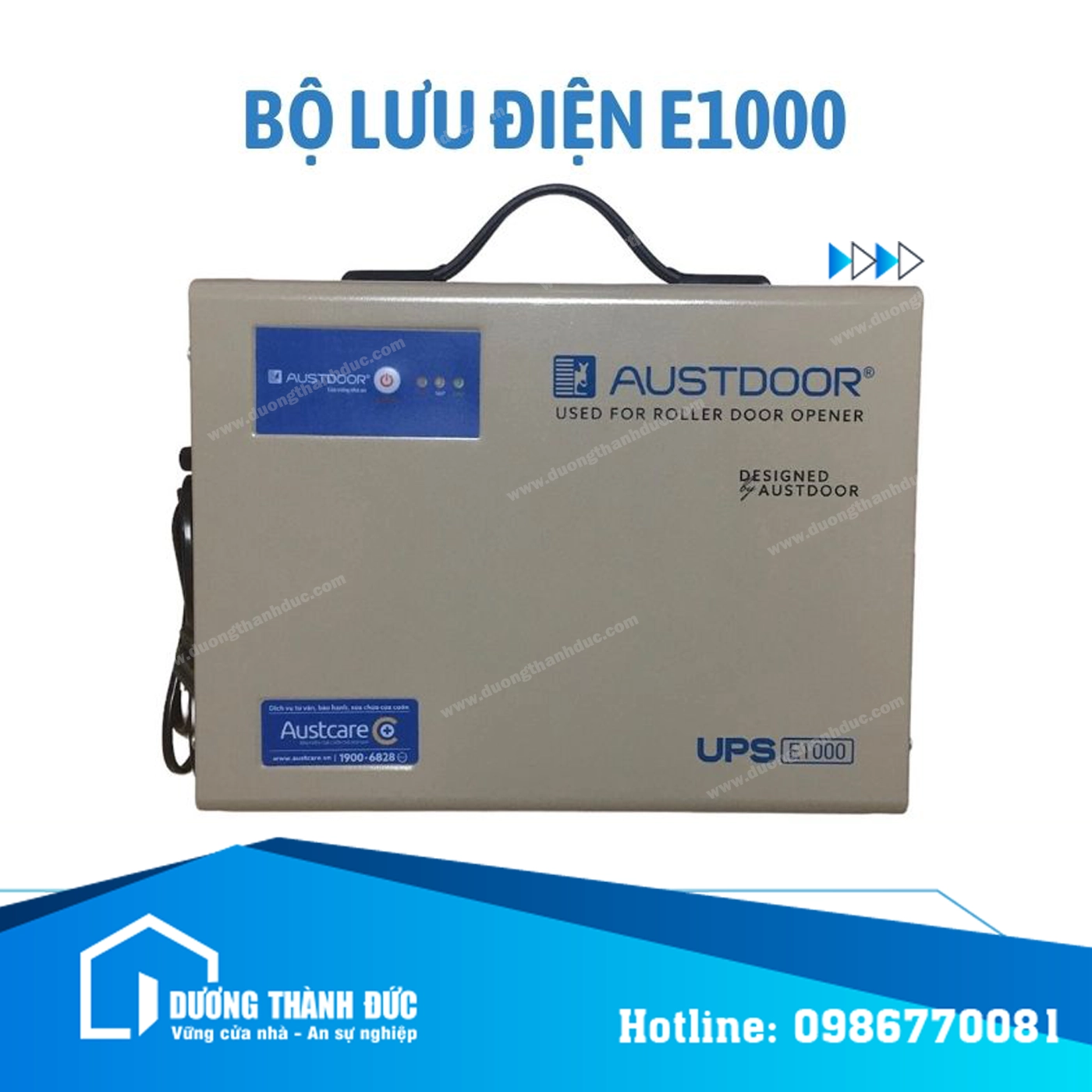 Bình Tích Điện Cửa Cuốn Austdoor E1000