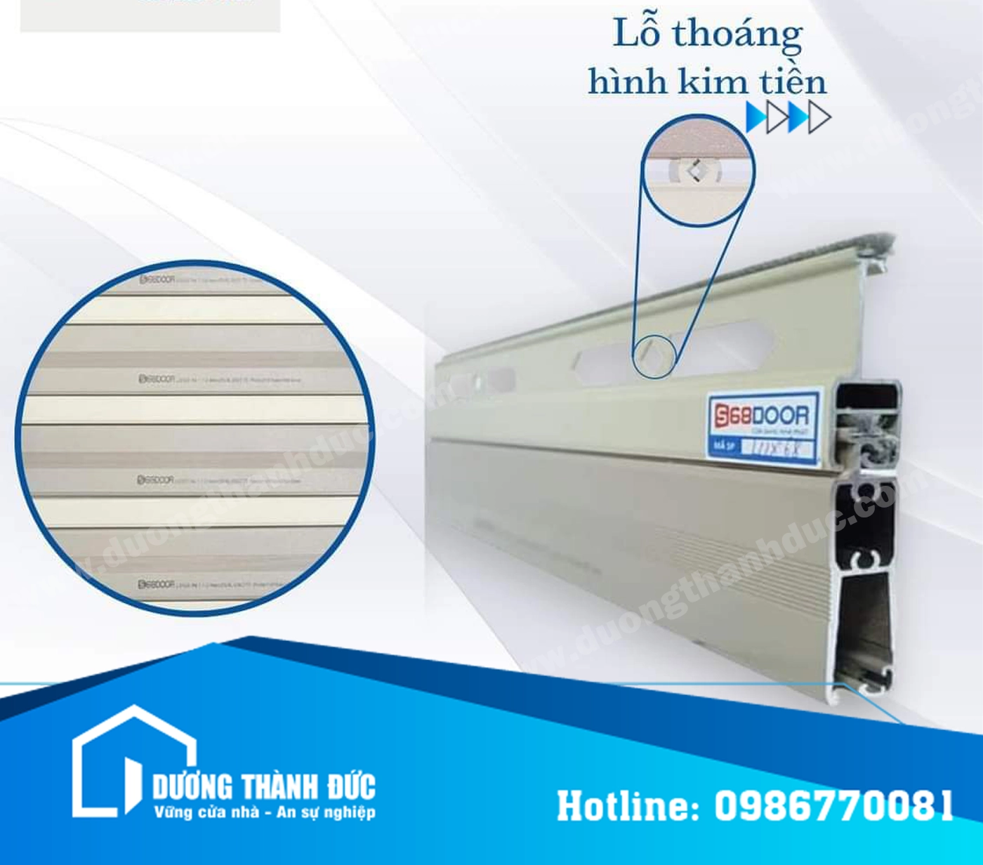 Cửa Cuốn S68door Vượng Khí LUX68 Biên Hòa Đồng Nai