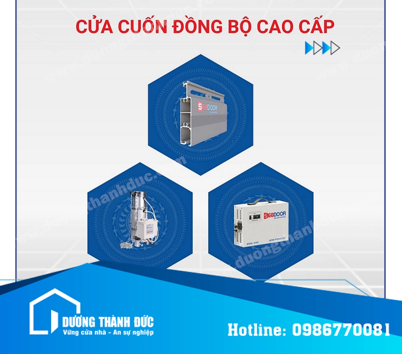 Cửa cuốn S68door Vượng Khí LUX88