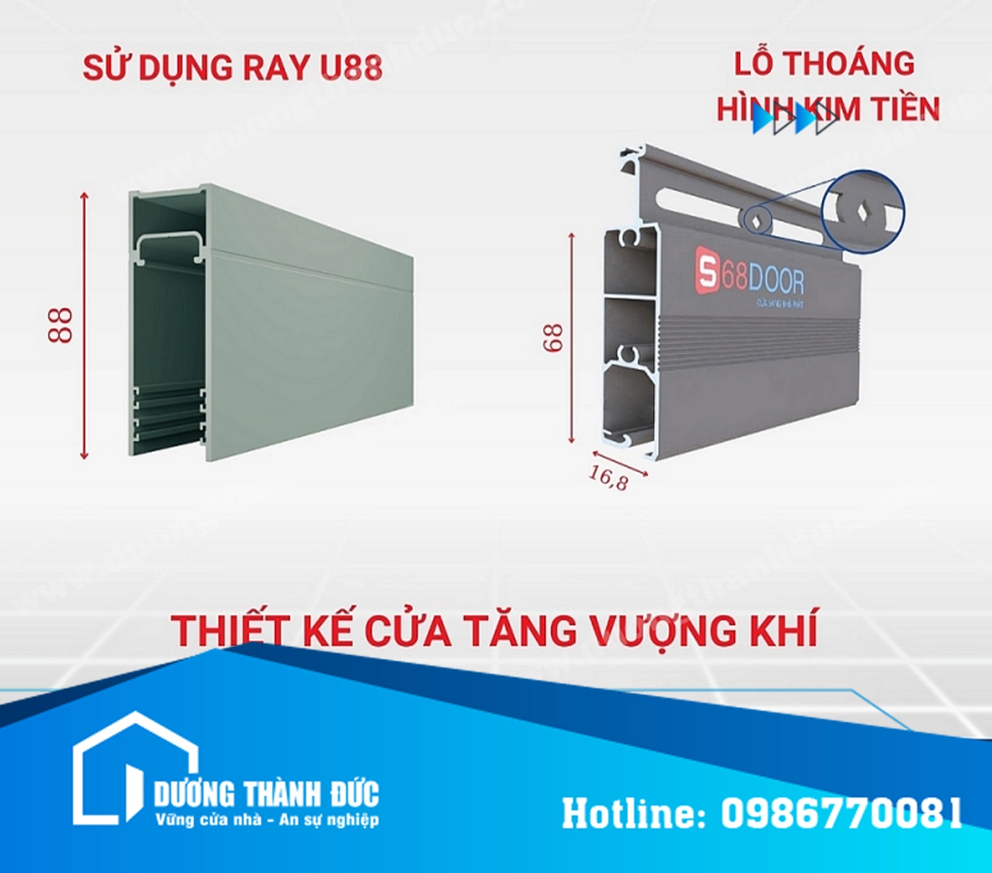 Cửa cuốn S68door Vượng Khí LUX88