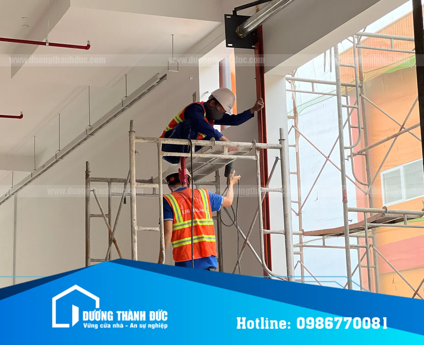 Thi Công Lắp Đặt Cửa Cuốn Công Nghiệp Tại Nhà Máy Sản Xuất NingBo ChangYa ở Tây Ninh