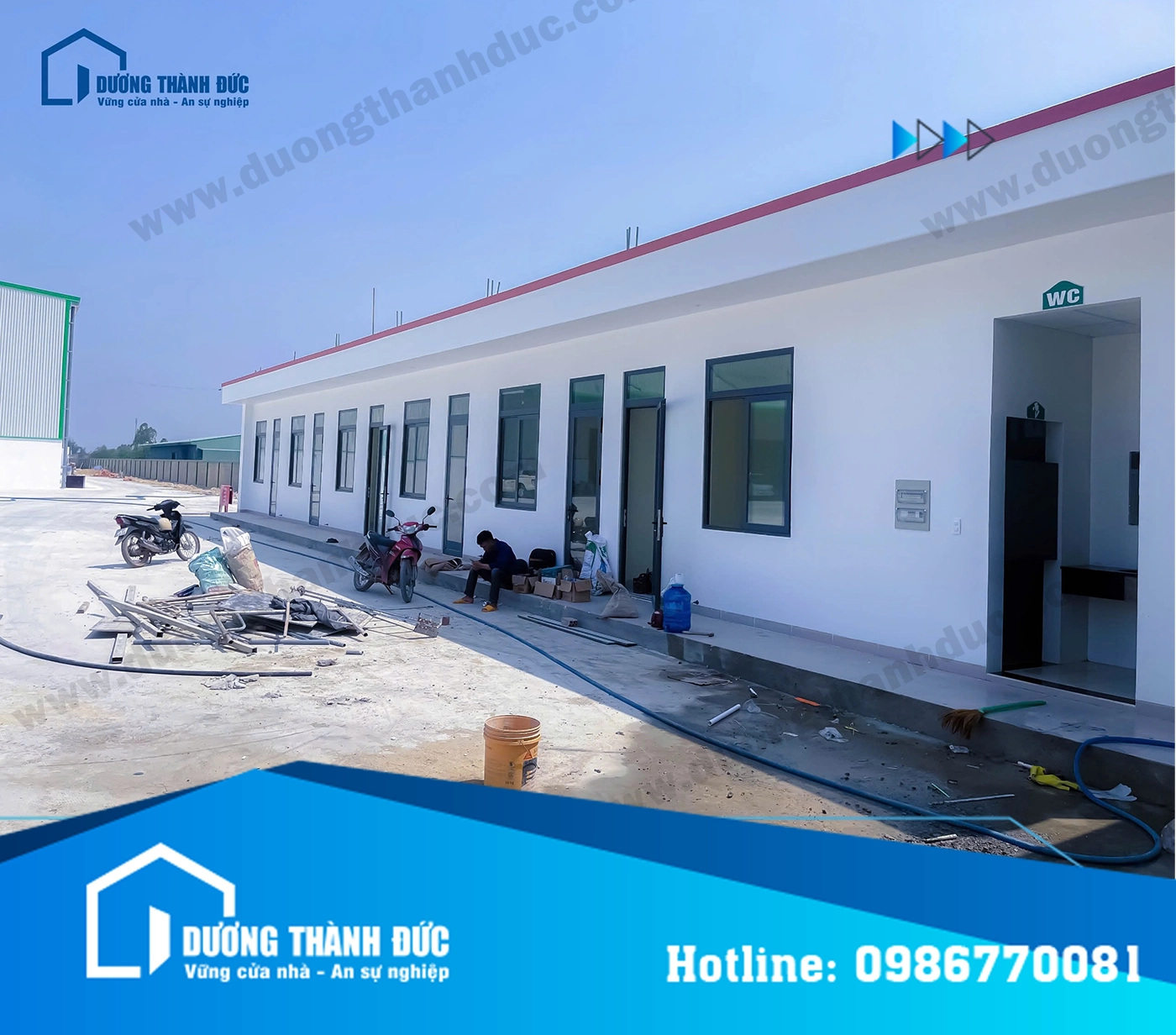 Thi Công Lắp Đặt Cửa Cuốn Công Nghiệp và Cửa Nhôm tại Nhà Máy BIGRFEET Bình Định