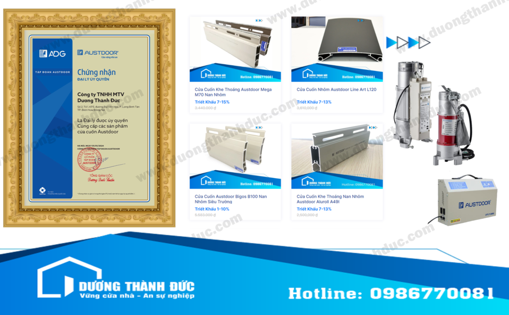 Giá Cửa Cuốn Austdoor