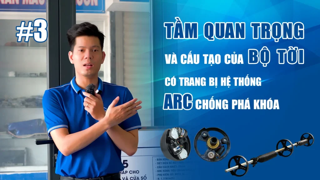 Cấu Tạo Bộ Tời Trong Cửa Cuốn Tấm Liền Austdoor Công Nghệ Úc
