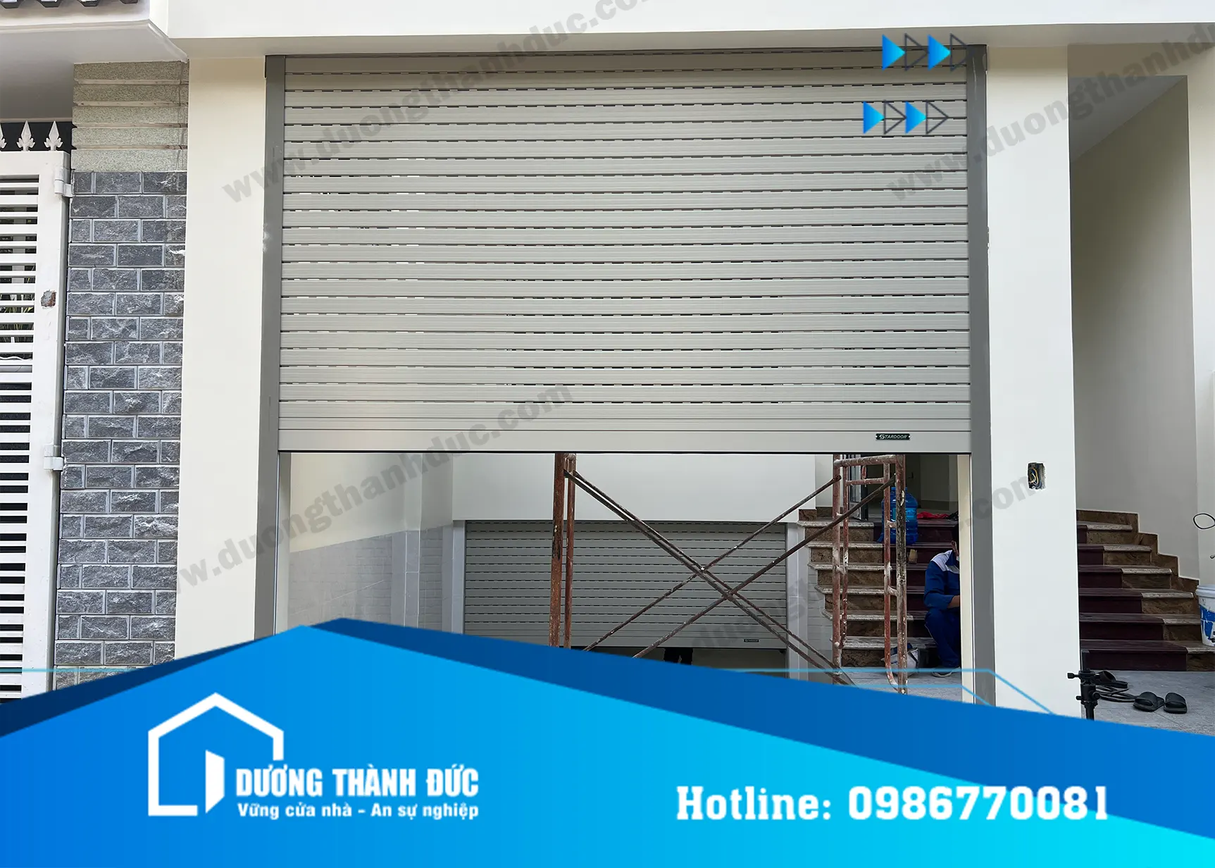 Cửa cuốn giá rẻ khe thoáng Dương Thành Đức