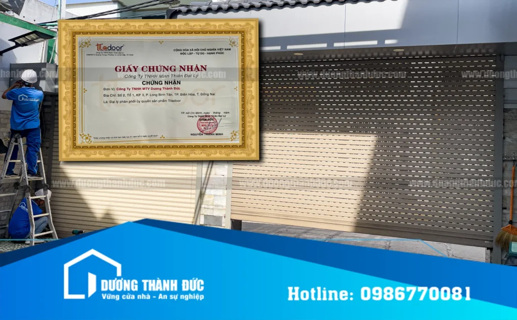 cửa cuốn Đức Titadoor Biên Hòa Đồng Nai