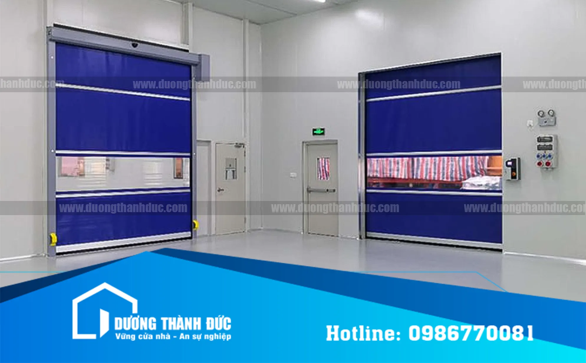 Cửa cuốn nhanh PVC Austdoor AD2000 AD2000i