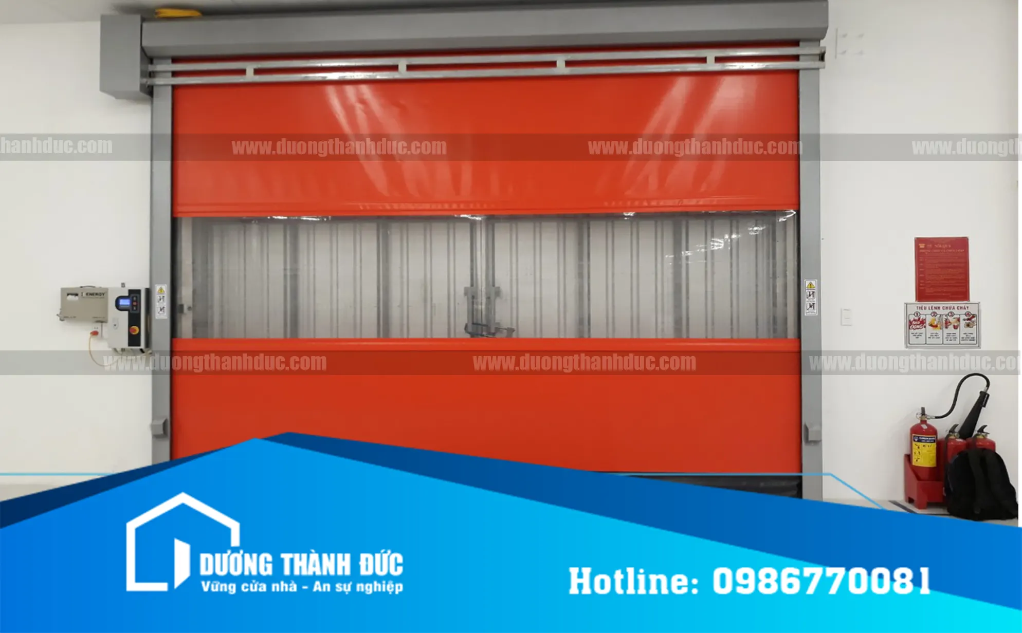 Cửa cuốn nhanh PVC Austdoor AD2000 AD2000i