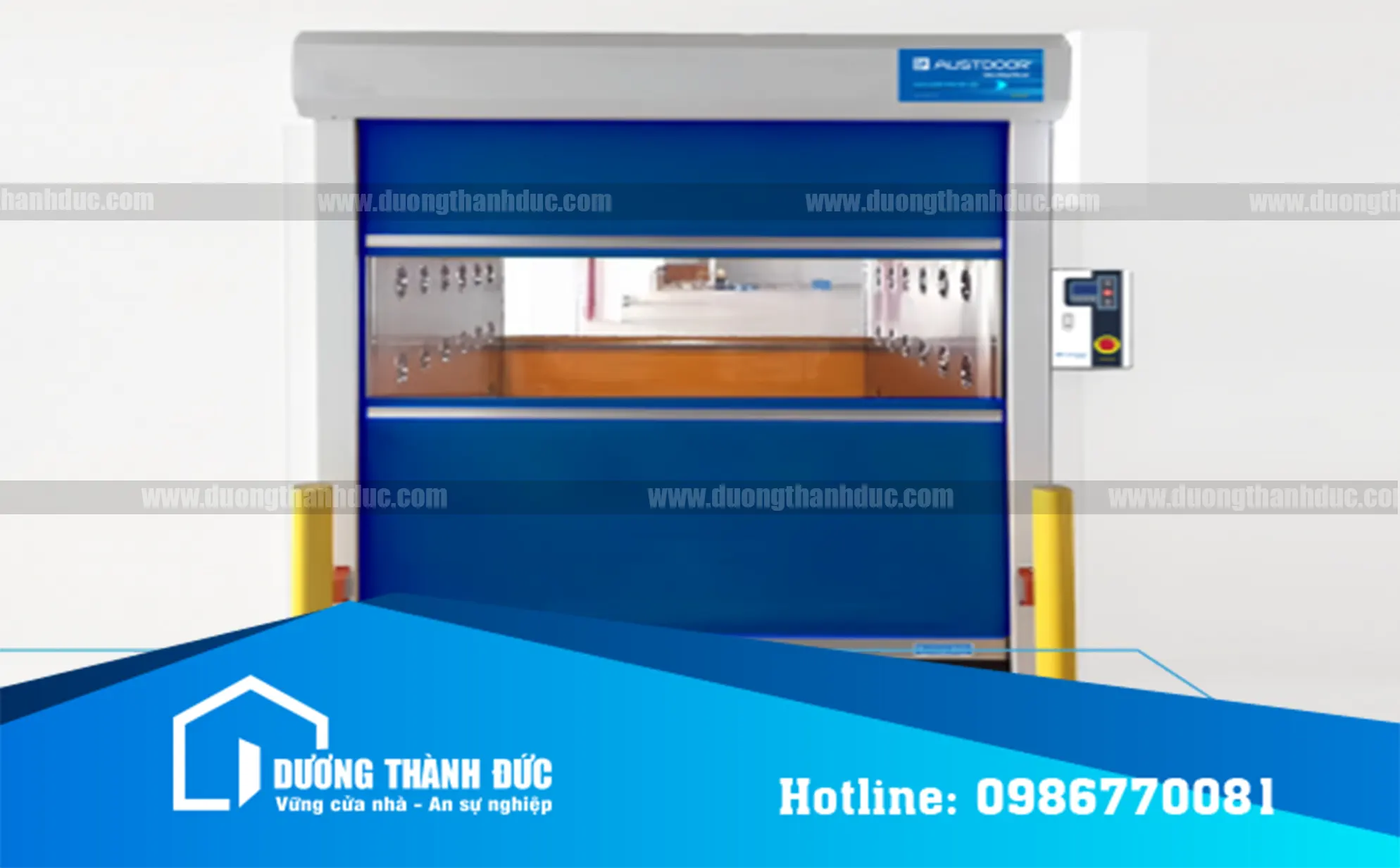 Cửa cuốn nhanh PVC Austdoor AD2000 AD2000i