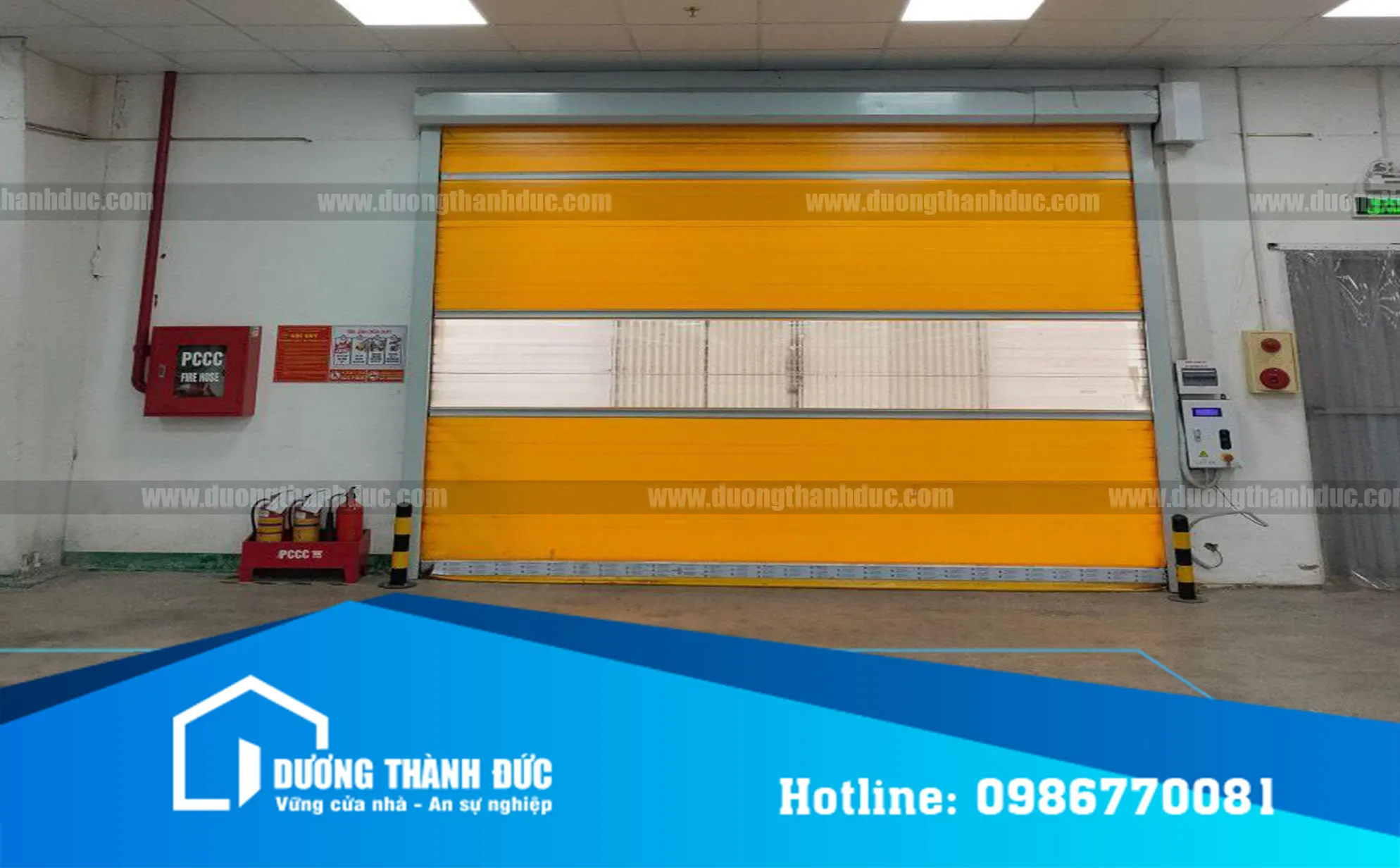 Cửa cuốn nhanh PVC Austdoor AD2000 AD2000i