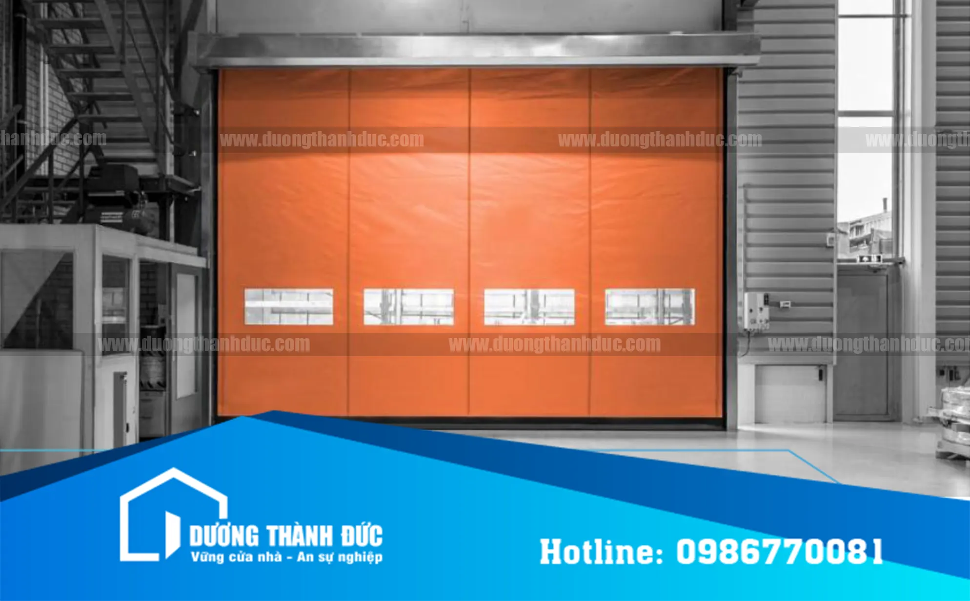 Cửa cuốn nhanh PVC Austdoor AD2000 AD2000i