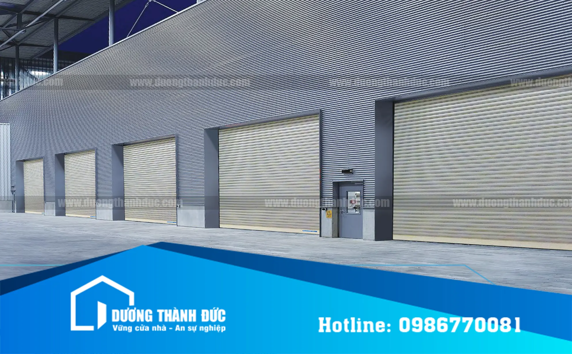 Màn Cuốn & Cửa Cuốn Ngăn Cháy Nhà Xưởng Công nghiệp