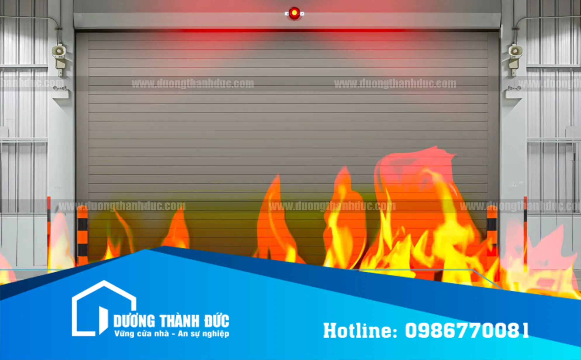 Cửa Cuốn Nhà Xưởng Chống Cháy