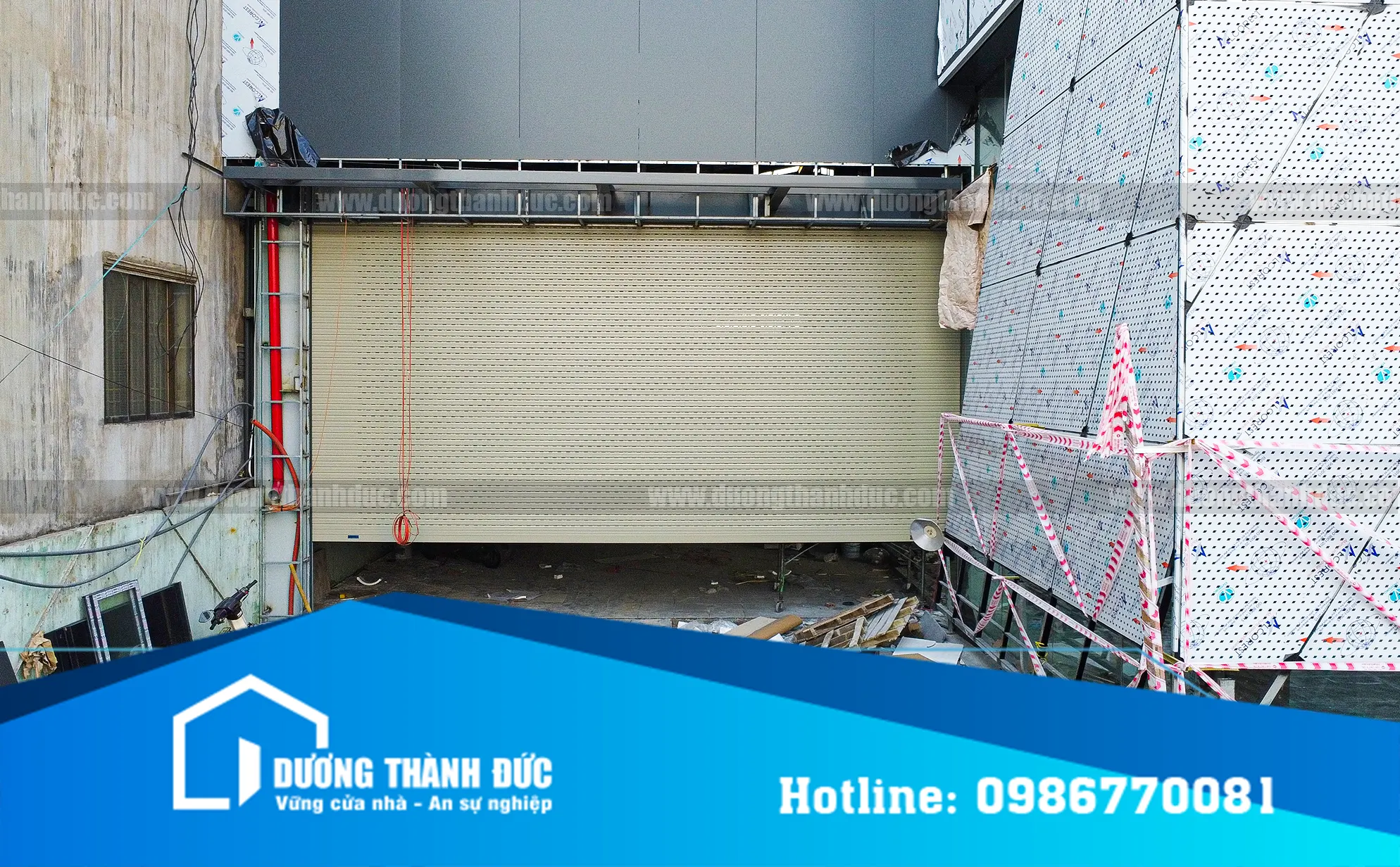 Lắp Đặt Cửa Cuốn Showroom Mitsubishi Biên Hòa Đồng Nai