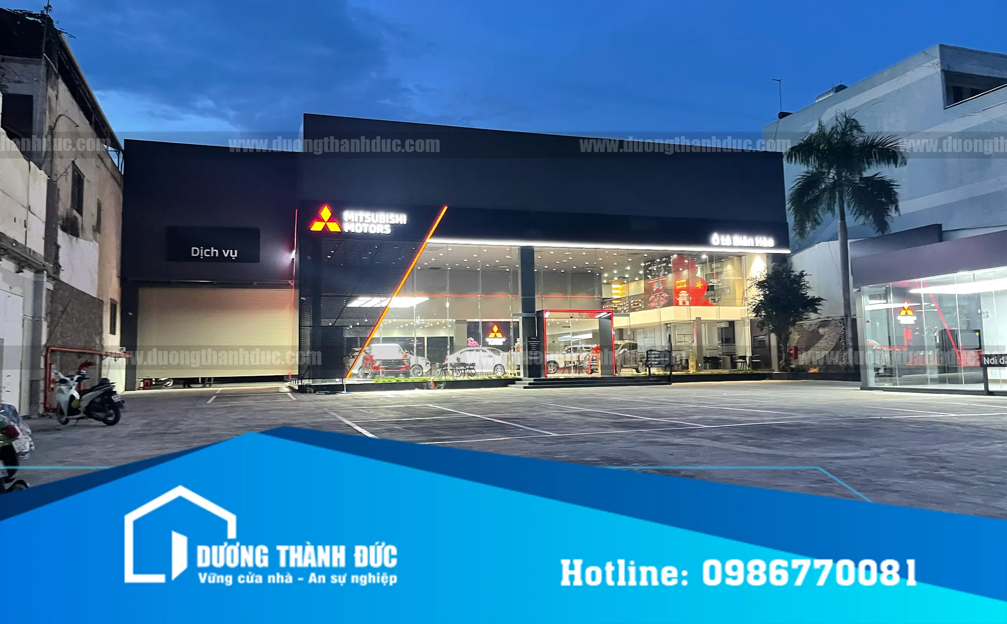 Lắp Đặt Cửa Cuốn Showroom Mitsubishi Biên Hòa Đồng Nai