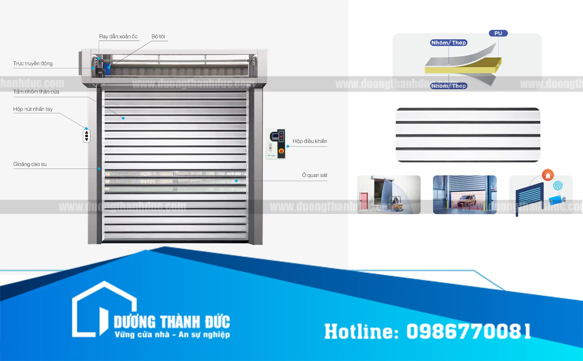 Cửa Cuốn Tốc Độ Cao Xoắn Ốc