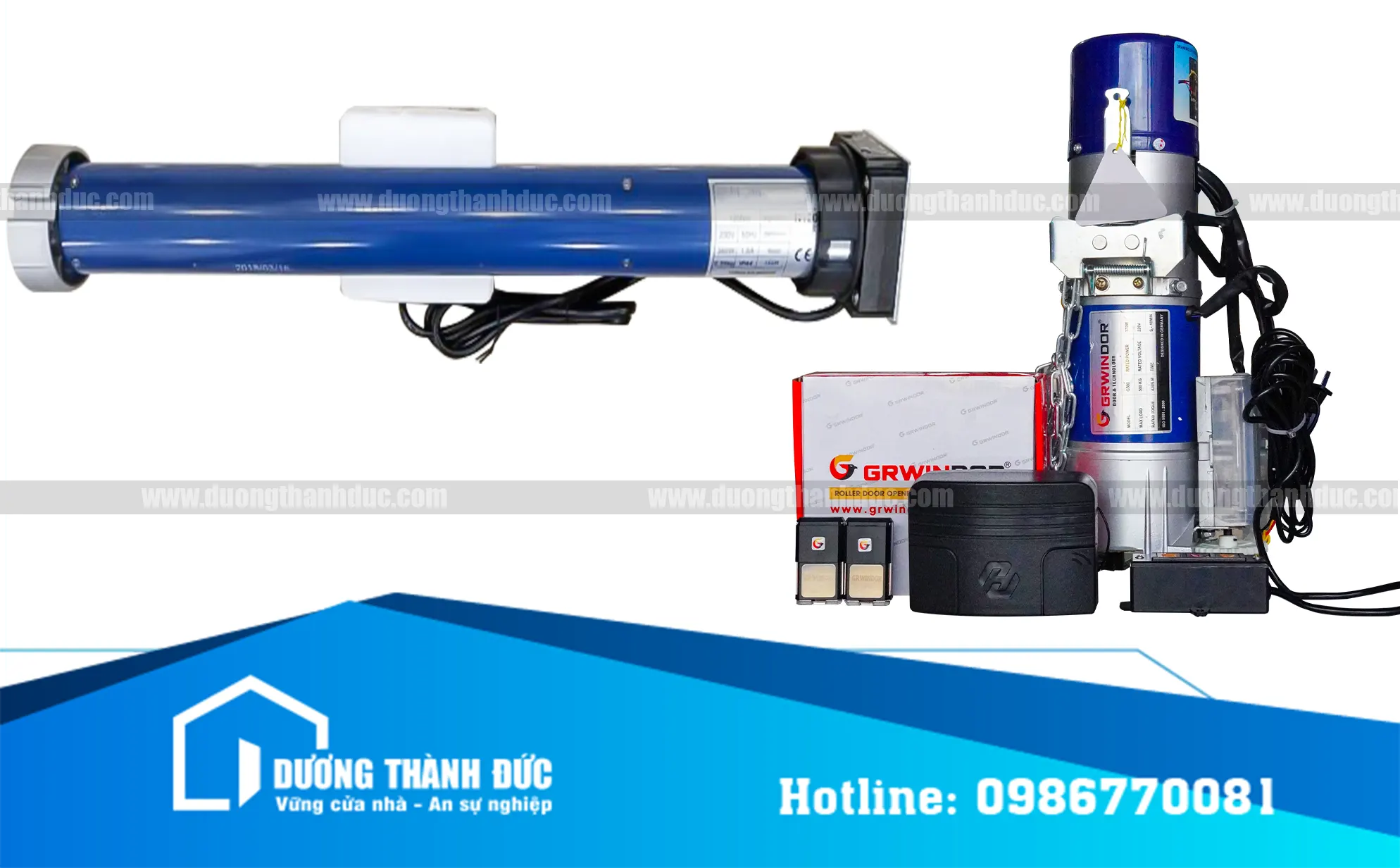 Chọn cửa cuốn phải hiểu về Moto Cửa Cuốn