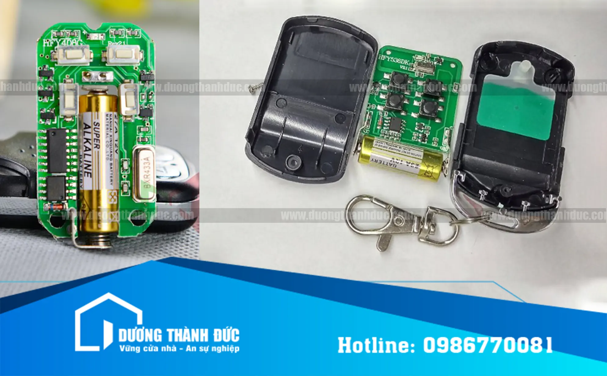 Remote, Khóa & Điều Khiển Cửa Cuốn