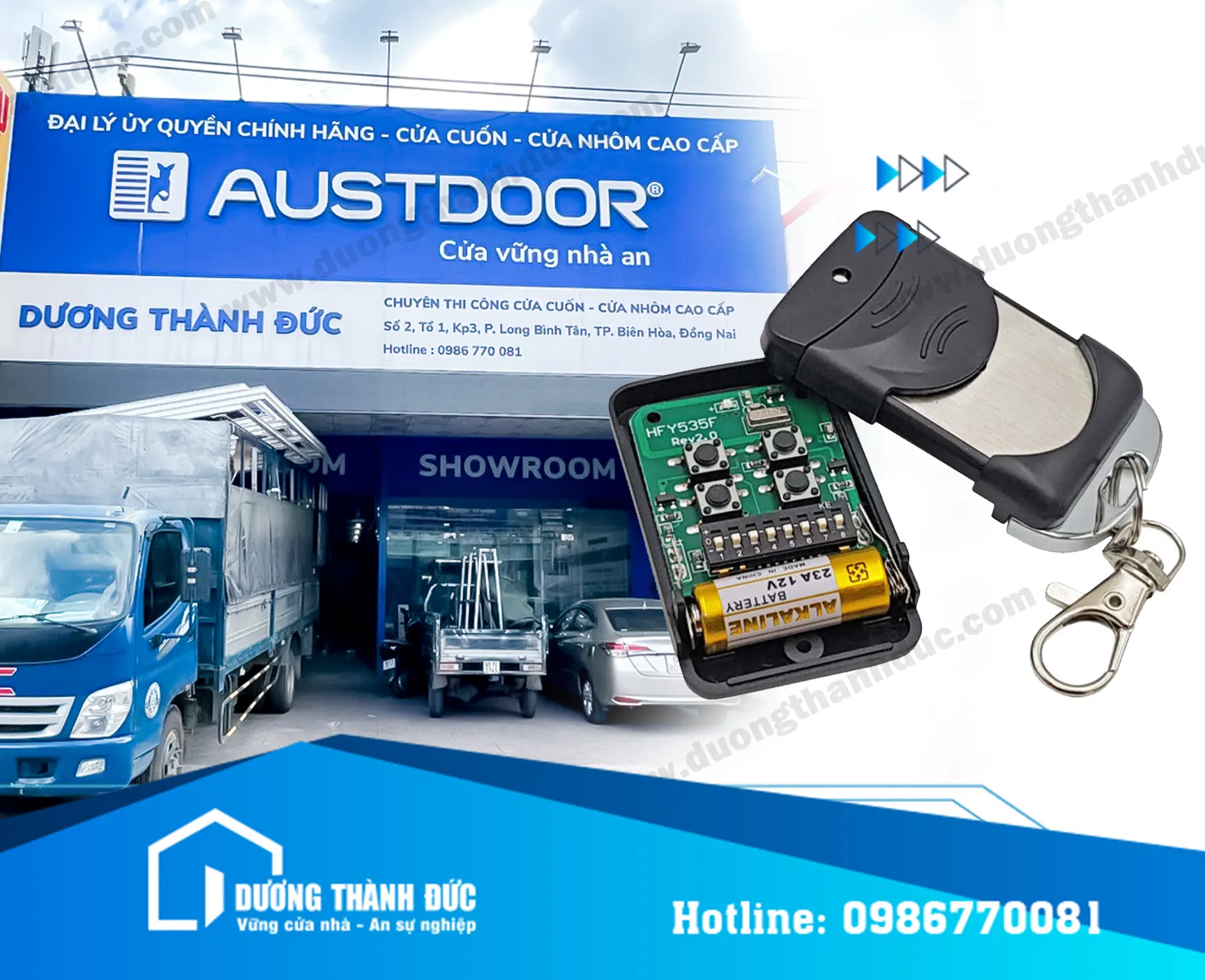 Sửa Remote Cửa Cuốn Biên Hòa Đồng Nai