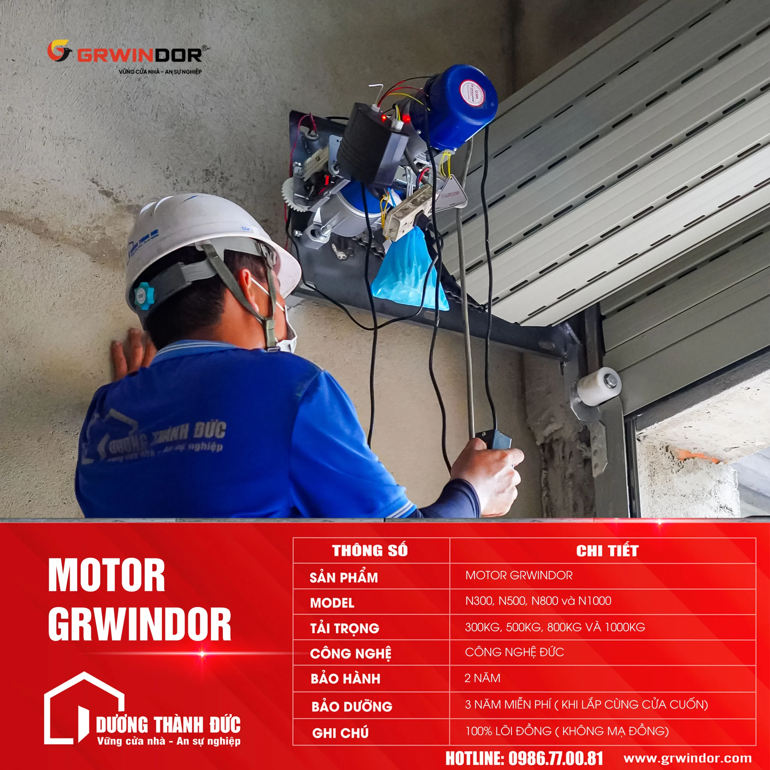 Motor Cửa Cuốn GRWINDOR