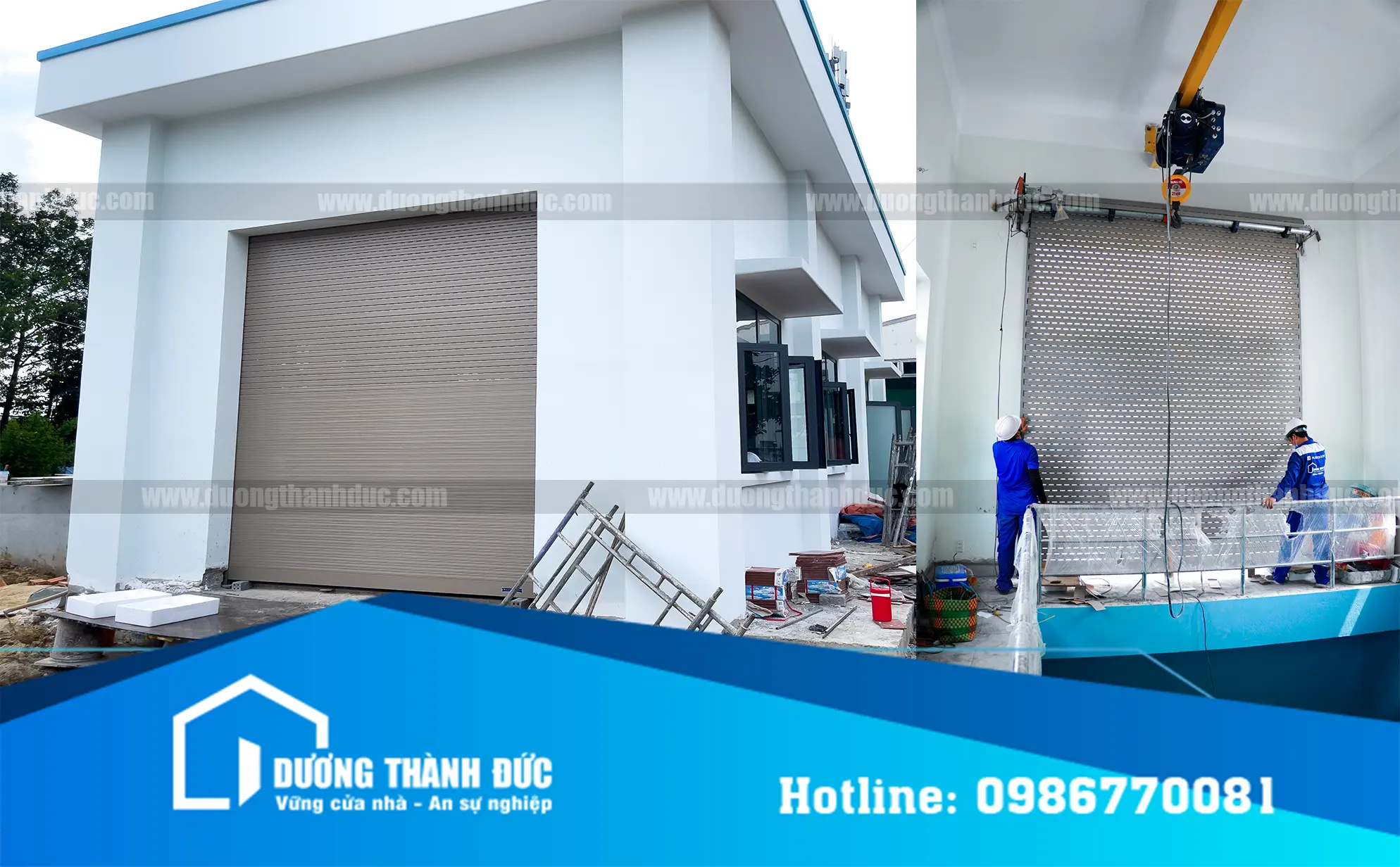 Hình Ảnh Thực Tế Lắp Đặt Cửa Cuốn Austdoor Biên Hòa Cho Trạm Bơm Loteco – Dự Án KCN Amata Đồng Nai