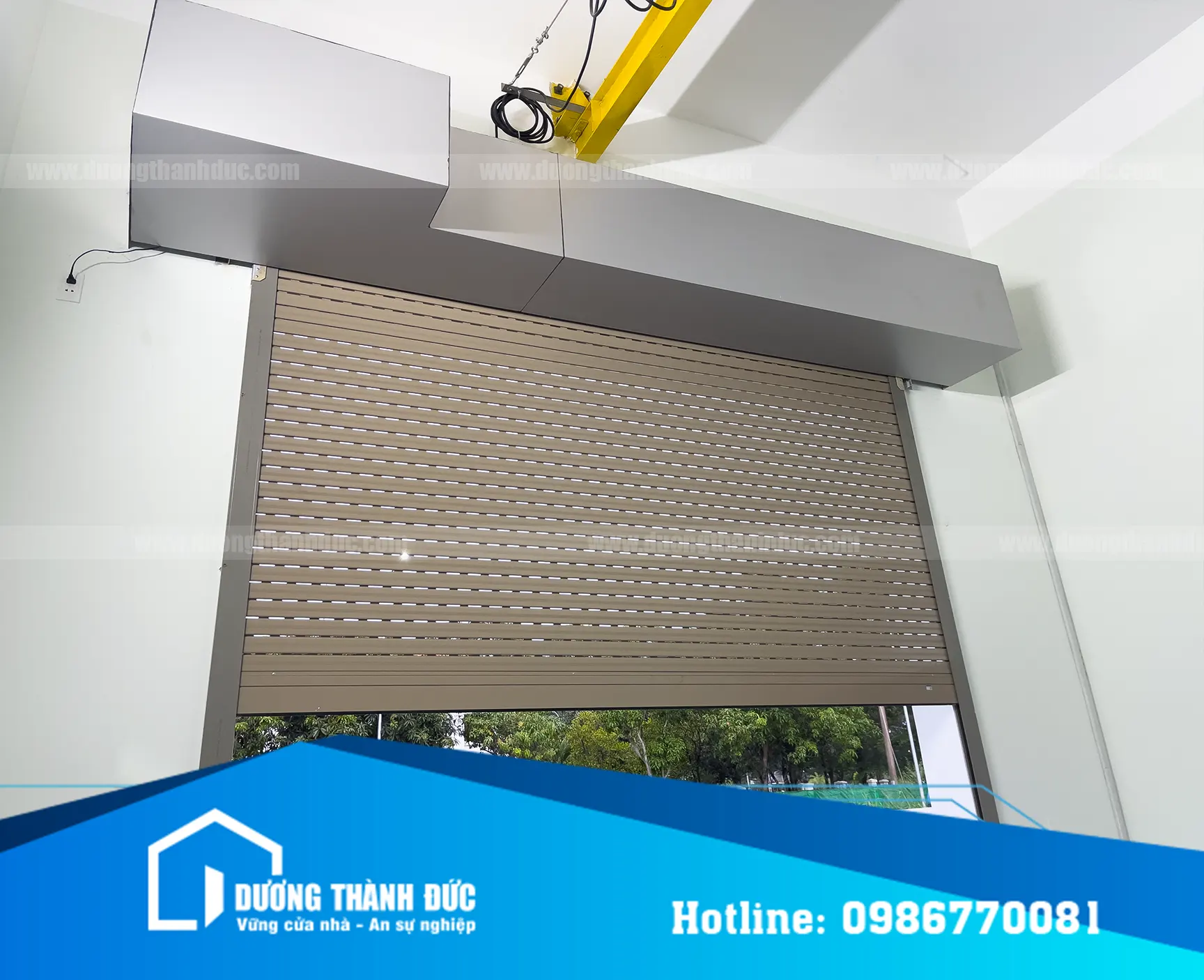 Hình Ảnh Thực Tế Lắp Đặt Cửa Cuốn Austdoor Biên Hòa Cho Trạm Bơm Loteco – Dự Án KCN Amata Đồng Nai