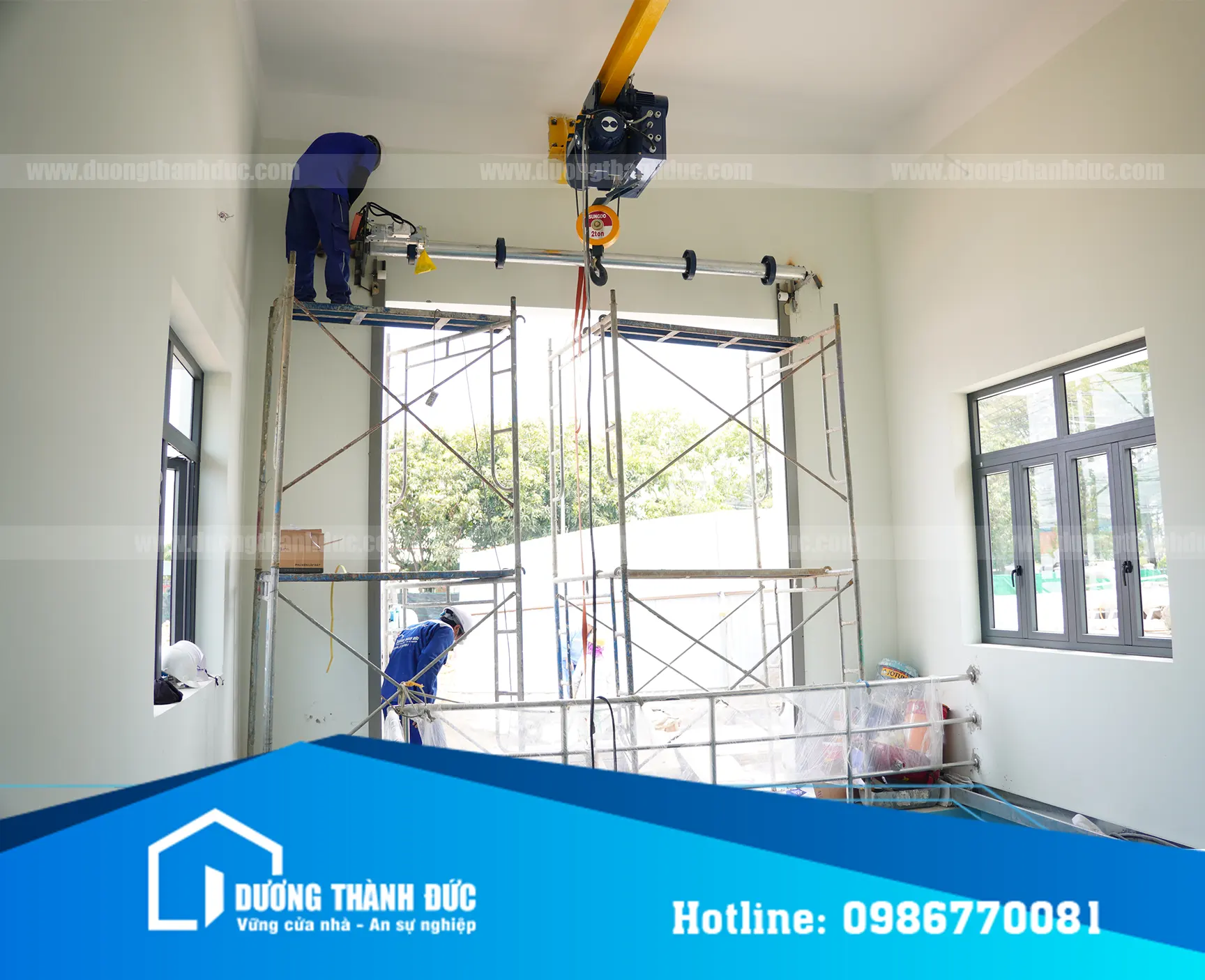 Hình Ảnh Thực Tế Lắp Đặt Cửa Cuốn Austdoor Biên Hòa Cho Trạm Bơm Loteco – Dự Án KCN Amata Đồng Nai