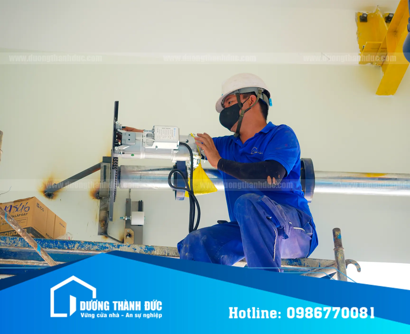 Hình Ảnh Thực Tế Lắp Đặt Cửa Cuốn Austdoor Biên Hòa Cho Trạm Bơm Loteco – Dự Án KCN Amata Đồng Nai