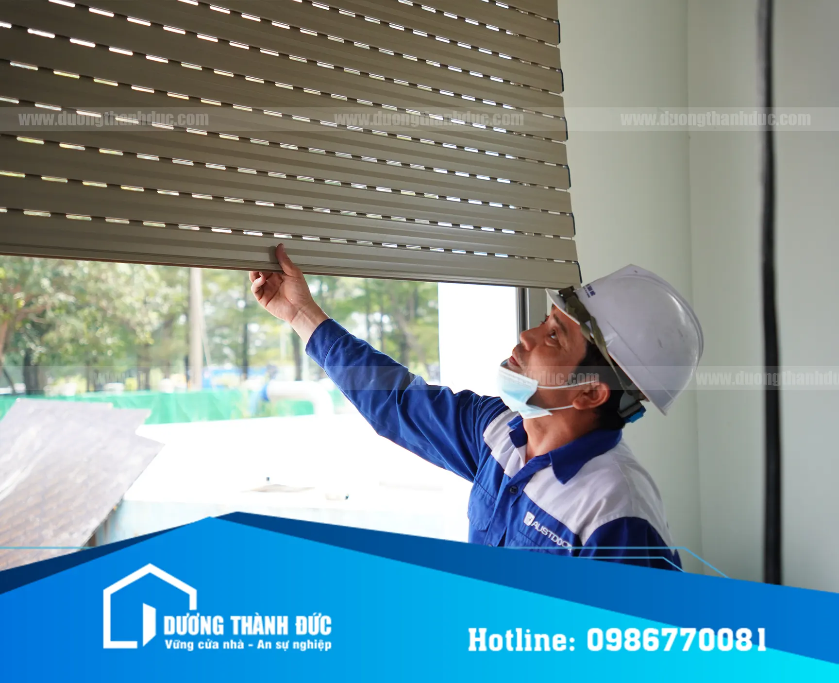 Hình Ảnh Thực Tế Lắp Đặt Cửa Cuốn Austdoor Biên Hòa Cho Trạm Bơm Loteco – Dự Án KCN Amata Đồng Nai