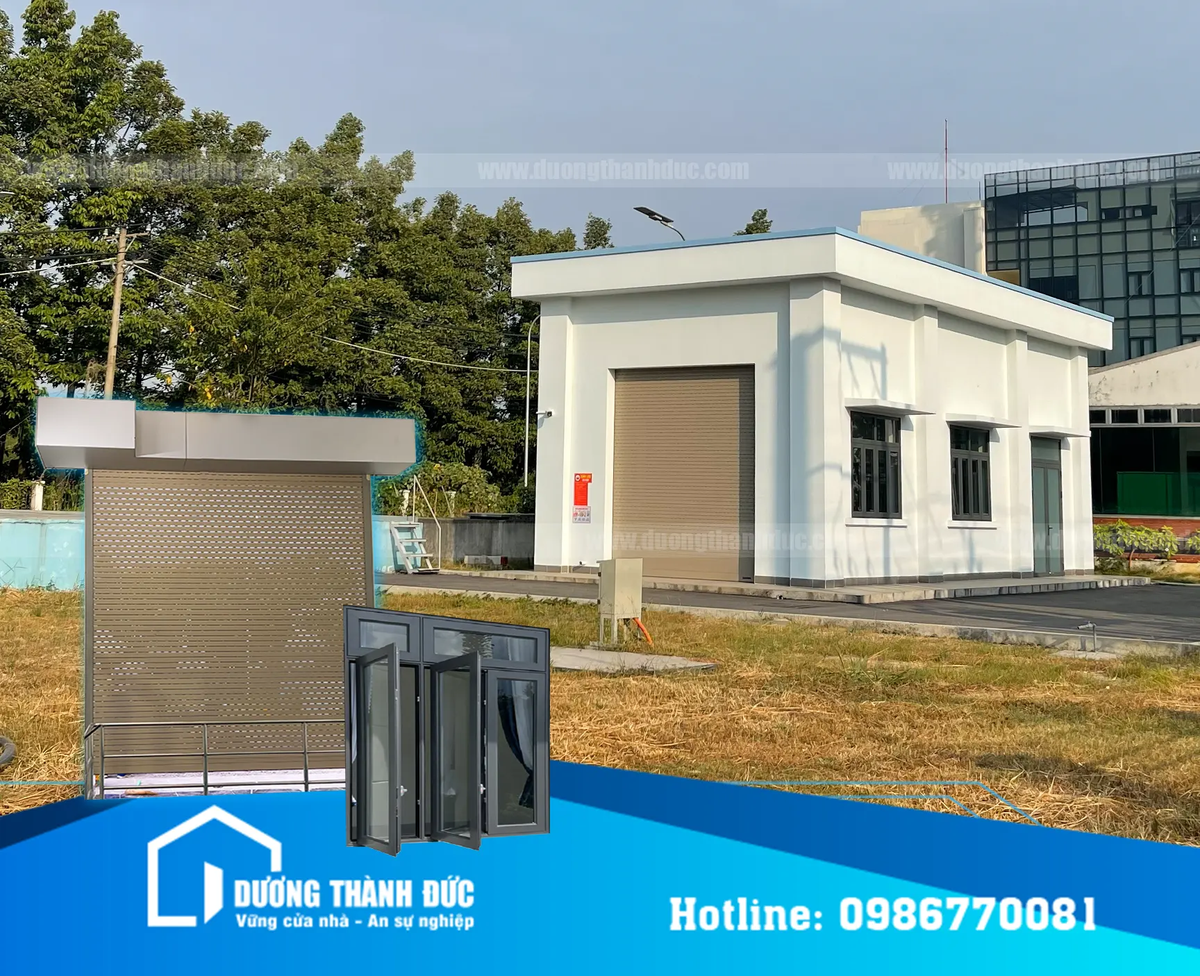 Hình Ảnh Thực Tế Lắp Đặt Cửa Nhôm Xingfa Biên Hòa Cho Trạm Bơm Loteco – Dự Án KCN Amata Đồng Nai