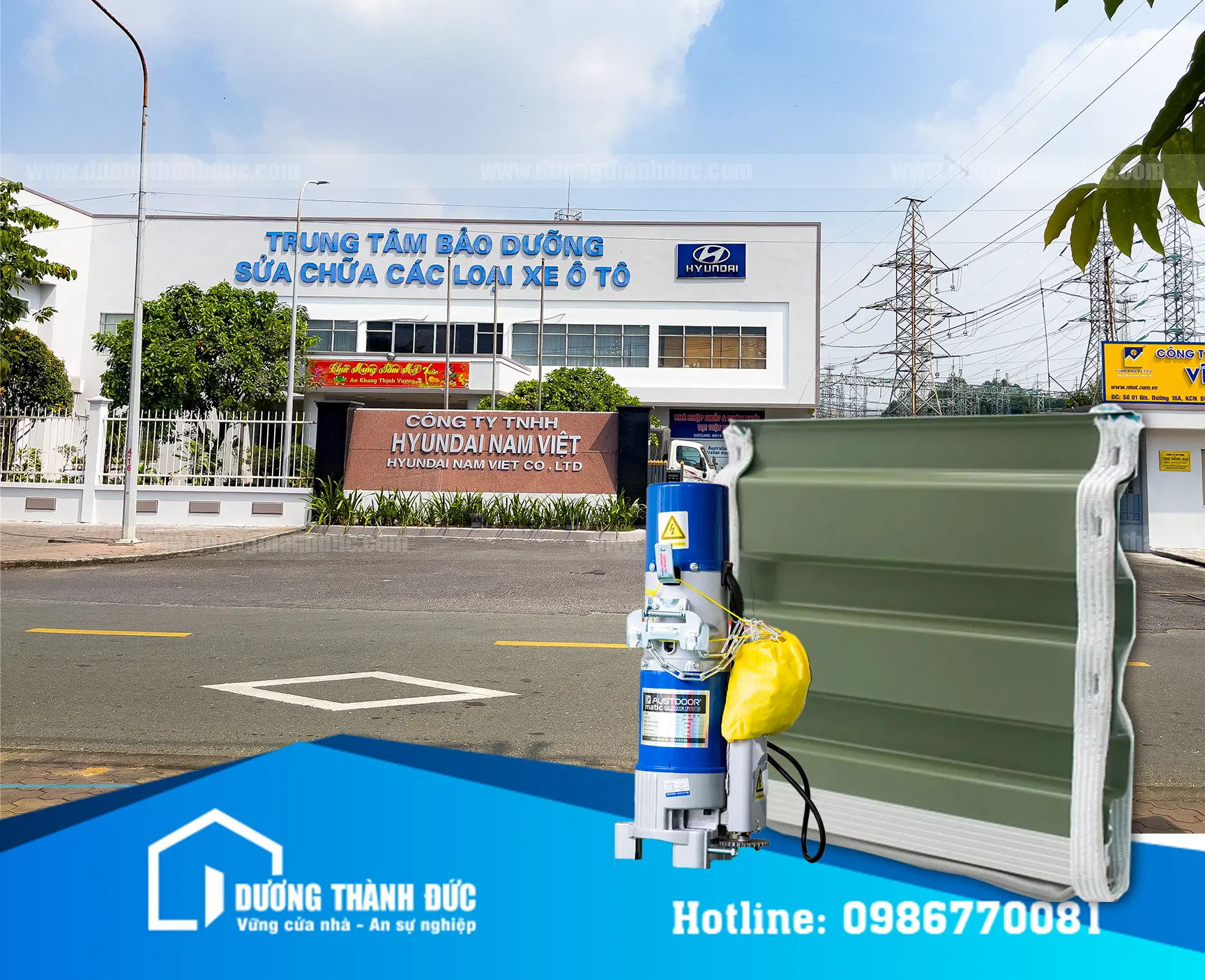 Lắp Đặt Cửa Cuốn Tấm Liền Austdoor CB Nhà Xưởng Hyundai KCN Biên Hòa 2 Đồng Nai