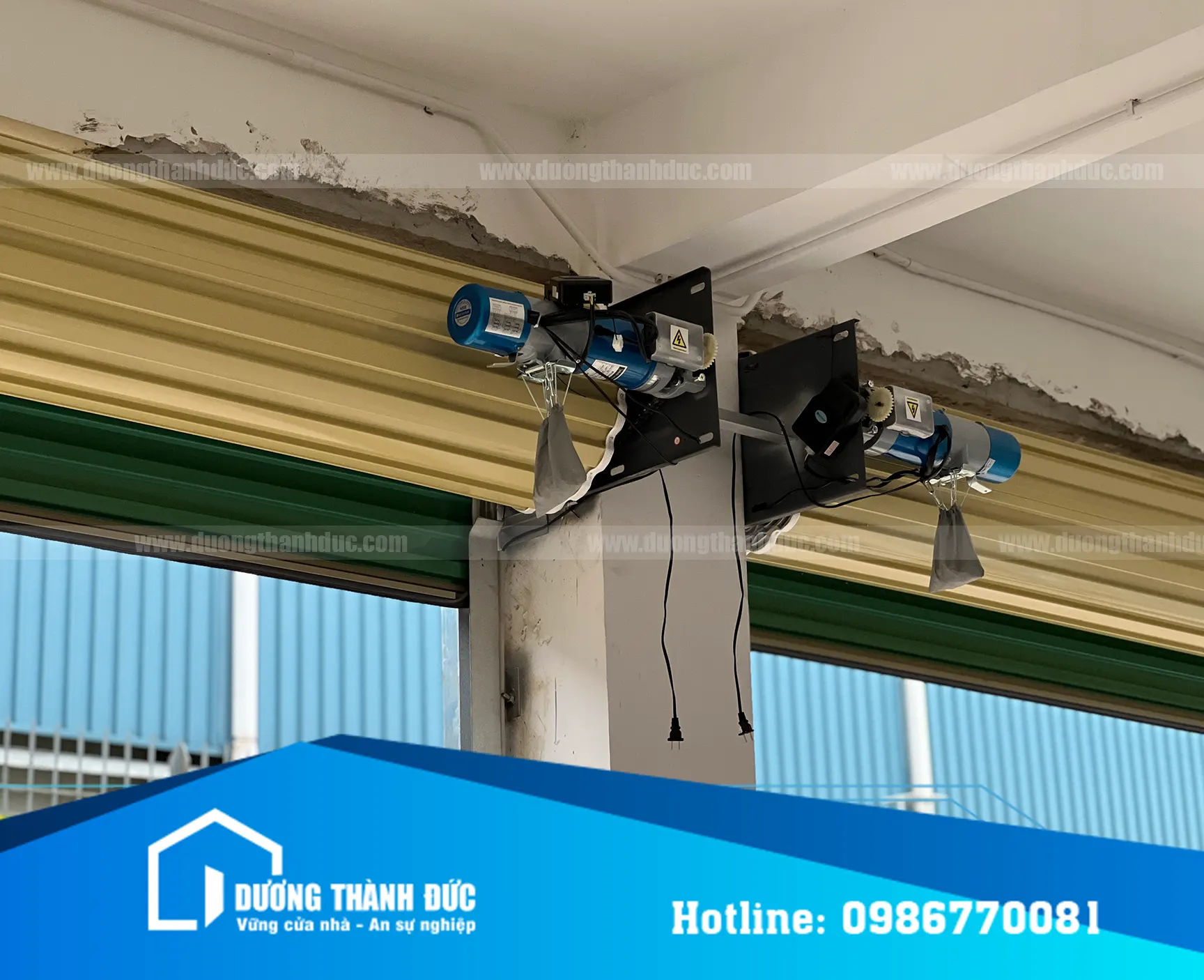 Hình Anh Thực Tế Lắp Đặt Cửa Cuốn Tấm Liền Cho Nhà Máy KAO-MENG Tại Biên Hòa Đồng Nai