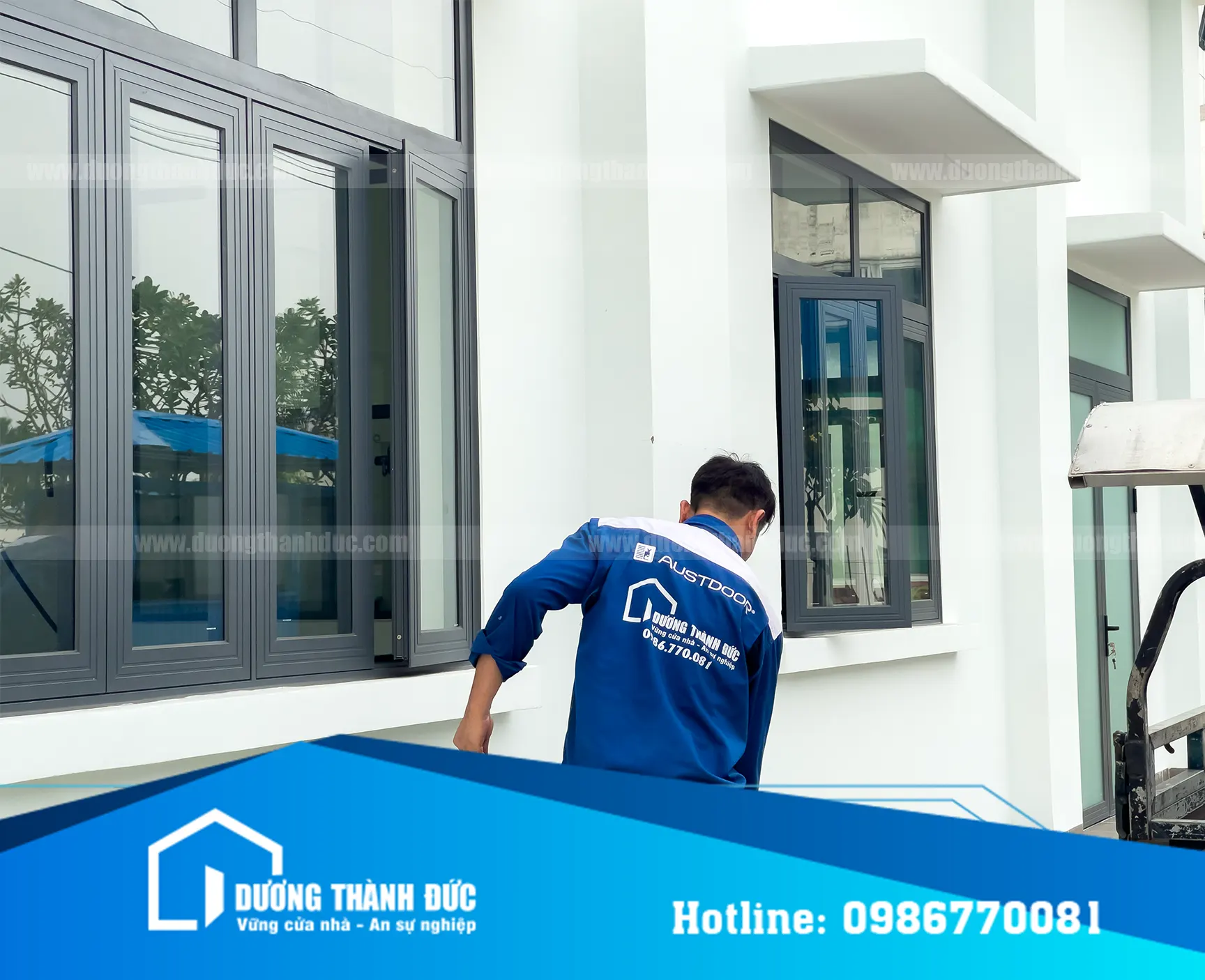 Hình Ảnh Thực Tế Lắp Đặt Cửa Nhôm Xingfa Biên Hòa Cho Trạm Bơm Loteco – Dự Án KCN Amata Đồng Nai