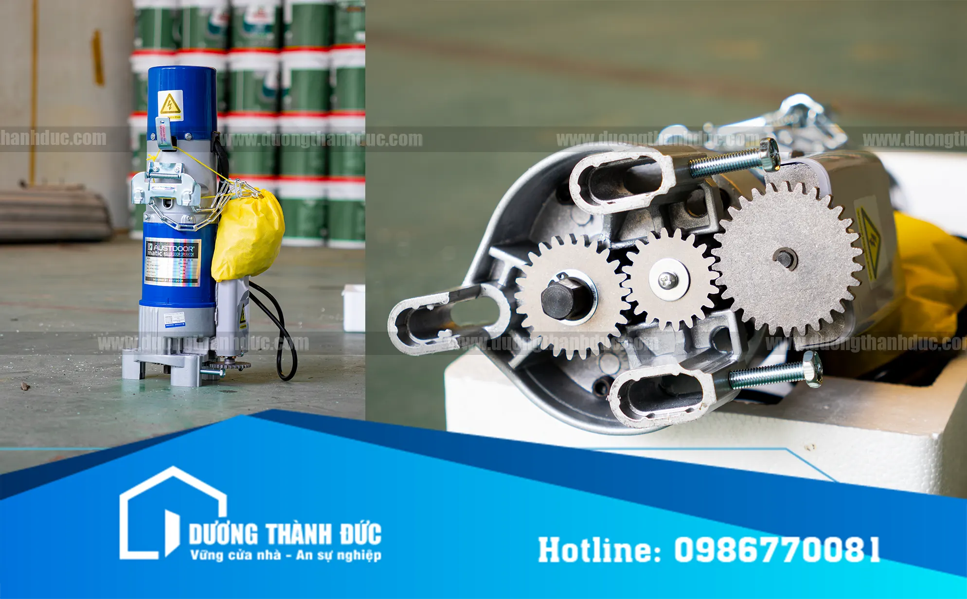 Lắp Đặt Motor Cửa Cuốn Tấm Liền Austdoor CB Nhà Xưởng Hyundai KCN Biên Hòa 2 Đồng Nai