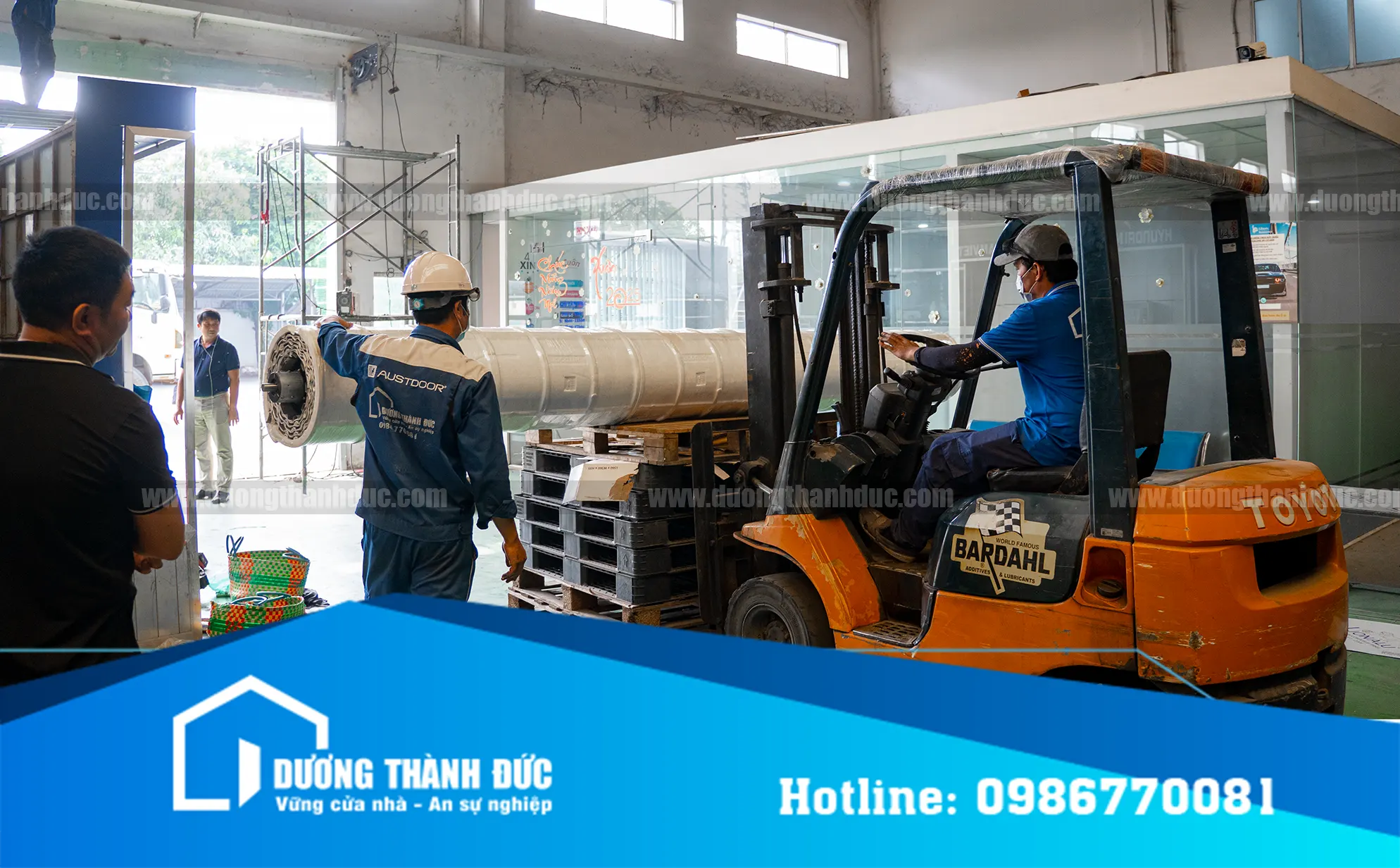 Lắp Đặt Cửa Cuốn Tấm Liền Austdoor CB Nhà Xưởng Hyundai KCN Biên Hòa 2 Đồng Nai