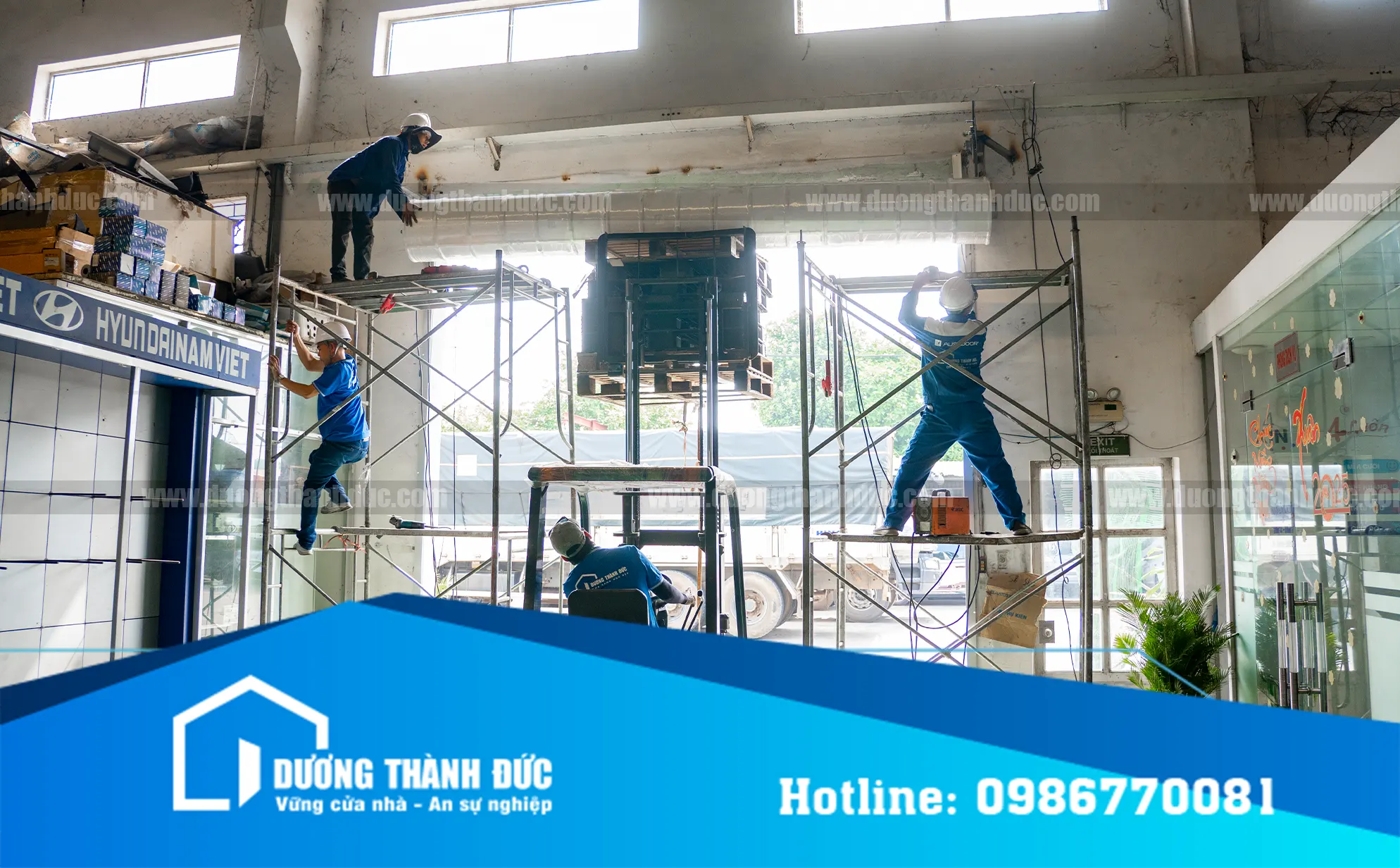 Lắp Đặt Cửa Cuốn Tấm Liền Austdoor CB Nhà Xưởng Hyundai KCN Biên Hòa 2 Đồng Nai