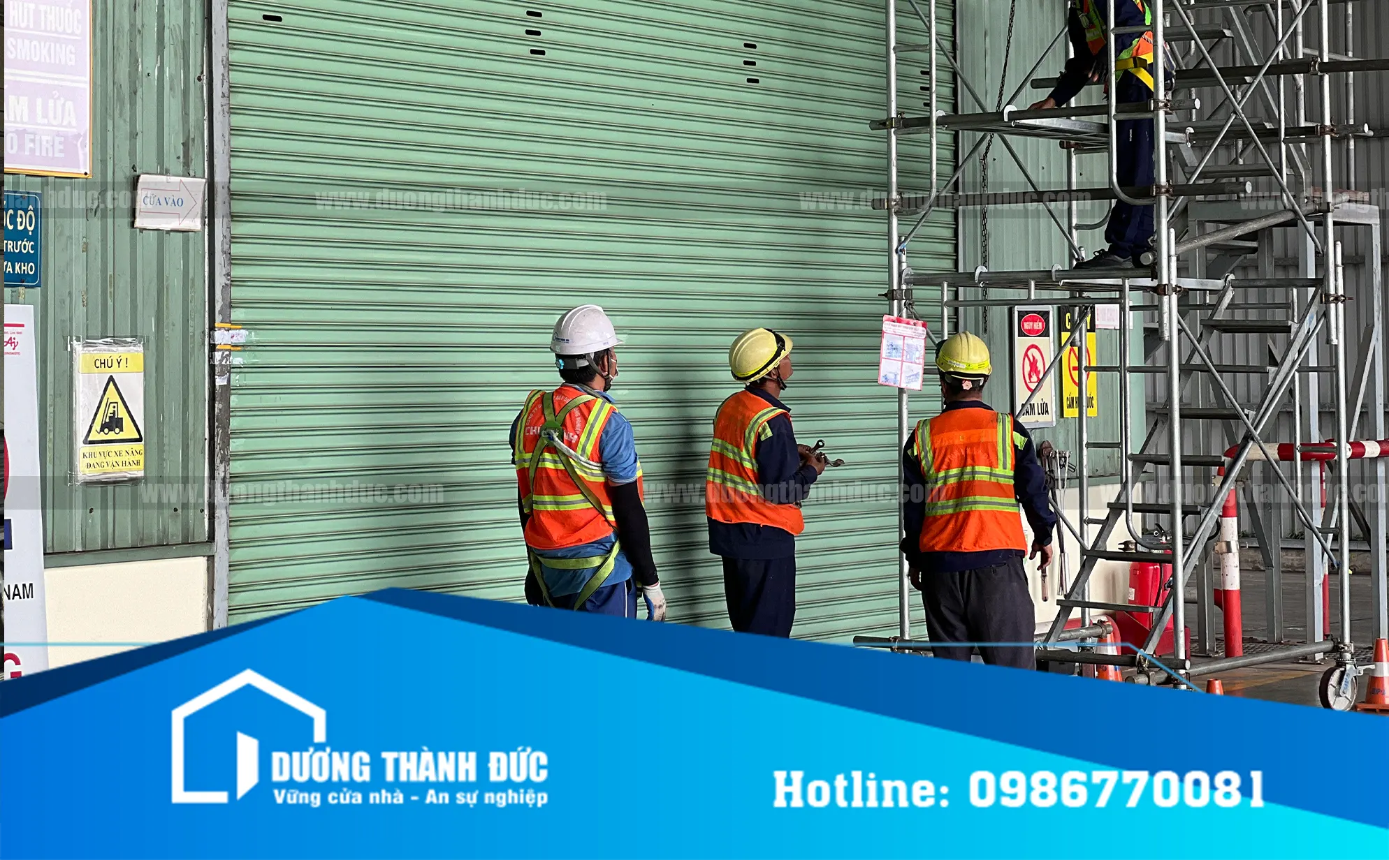 Lắp Đặt Và Bảo Trì Cửa Cuốn Nhà Xưởng Cho Nhà Máy Ajinomoto Long Thành